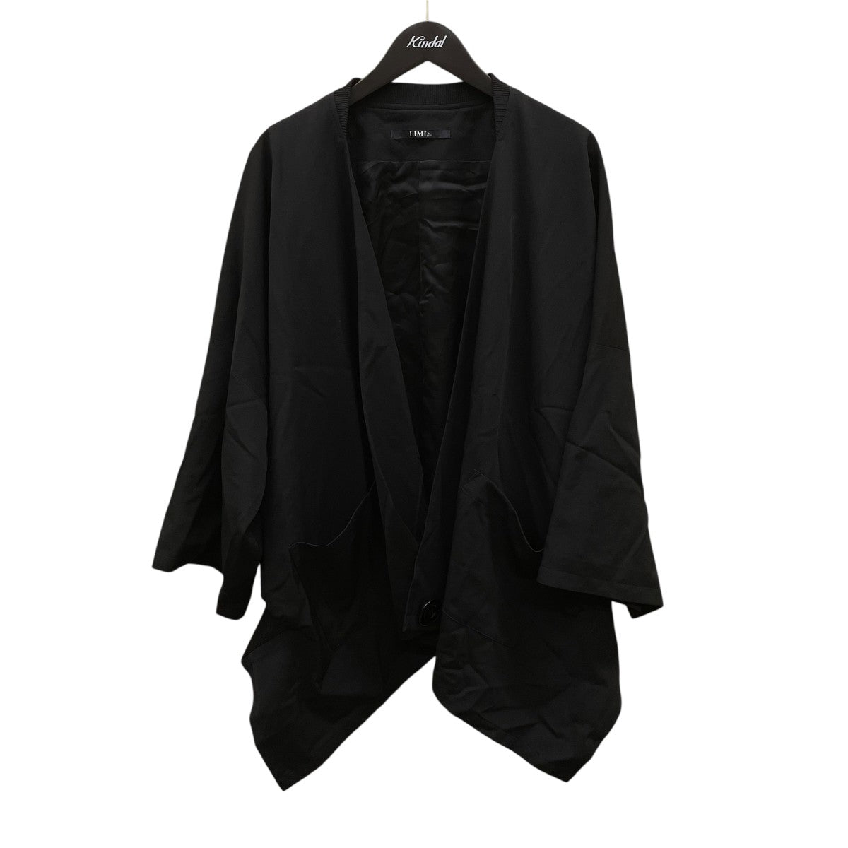 RICCA Pachman バルーンスリーブ ジャケット 黒 LIMI feu(リミフゥ) ウールギャバジンジャケットLA-J19-111 LA