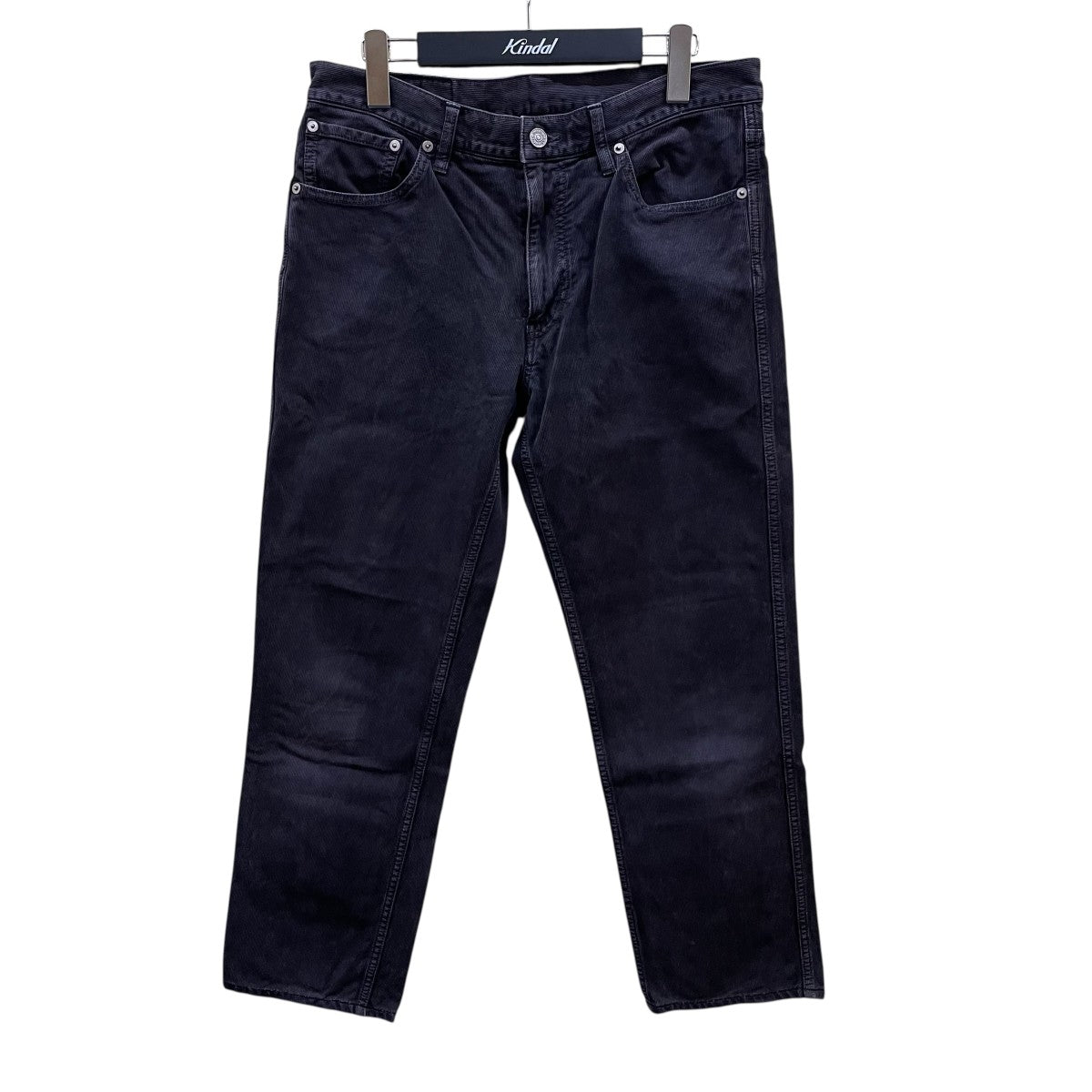極美品 visvim サスペンダー ネイビー VISVIM(ビズビム) JOURNEYMAN PANTS TACKED DMGD デニムパンツ