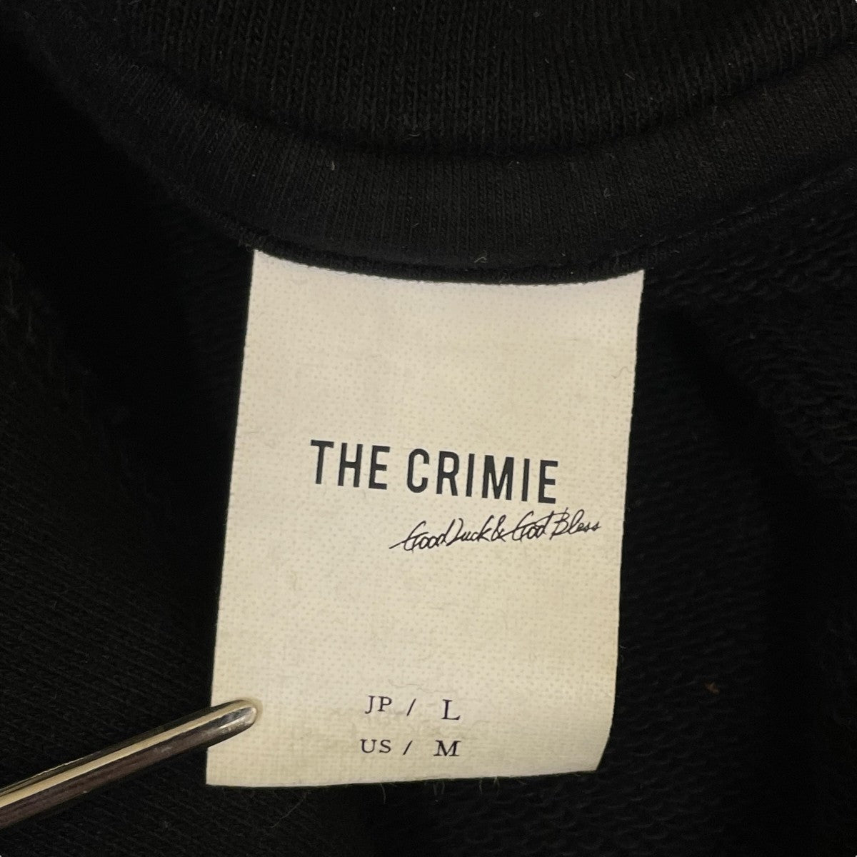 THE CRIMIE ハーフジップスウェットCR1-02B5-CL52 古着・中古-6枚目のアイテム画像