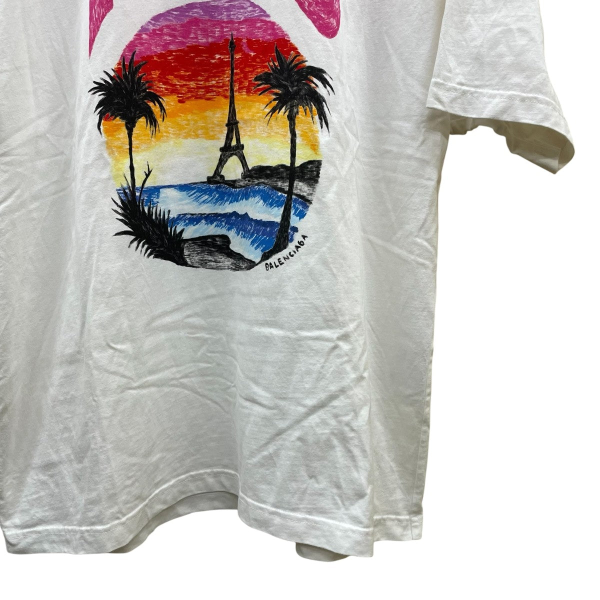 BALENCIAGA(バレンシアガ) 24SSパリトロピカルプリントTシャツ BALENCIAGA(バレンシアガ) 24SSパリトロピカルプリントTシャツ