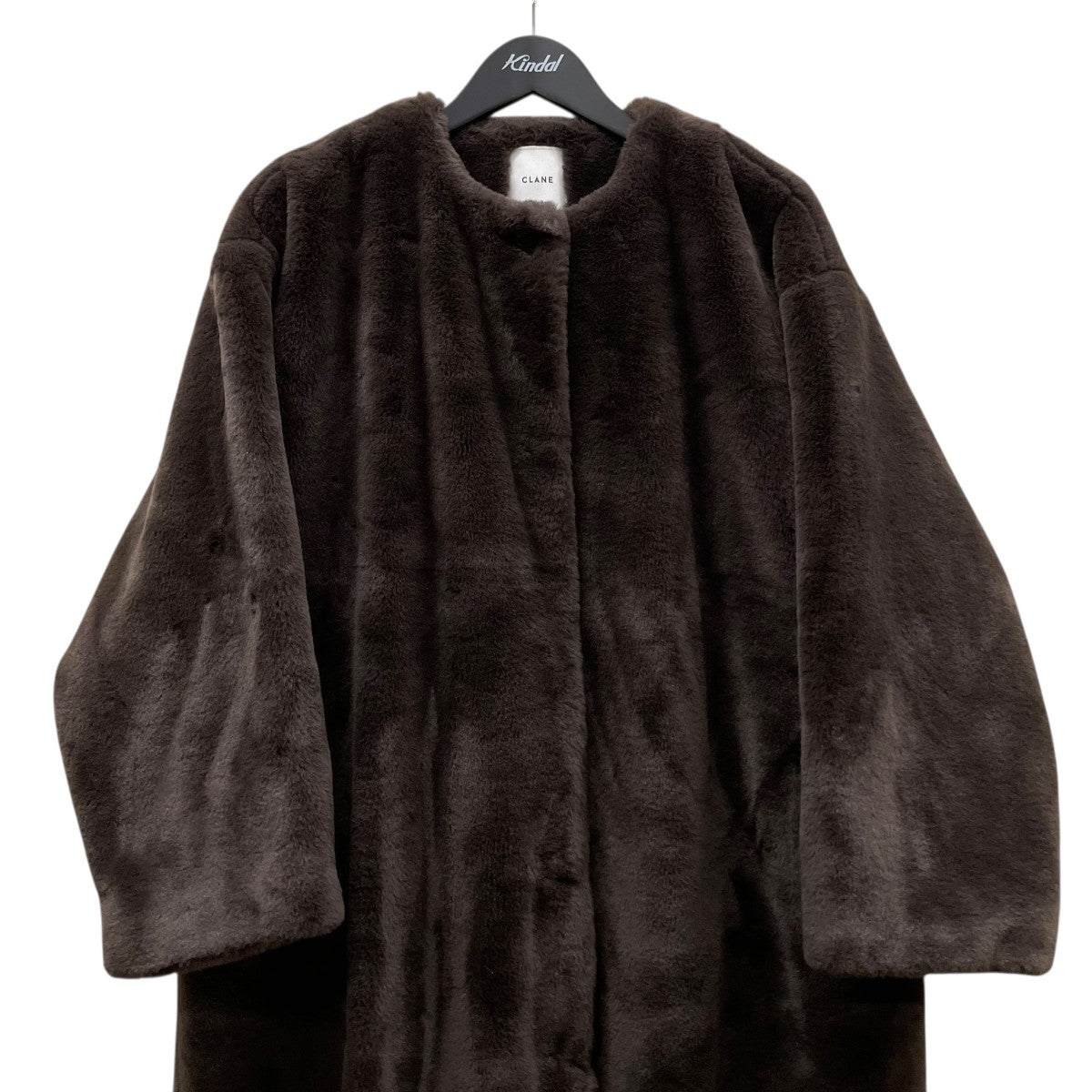 CLANE(クラネ) ノーカラーリコファーコートファーコート11103 0422