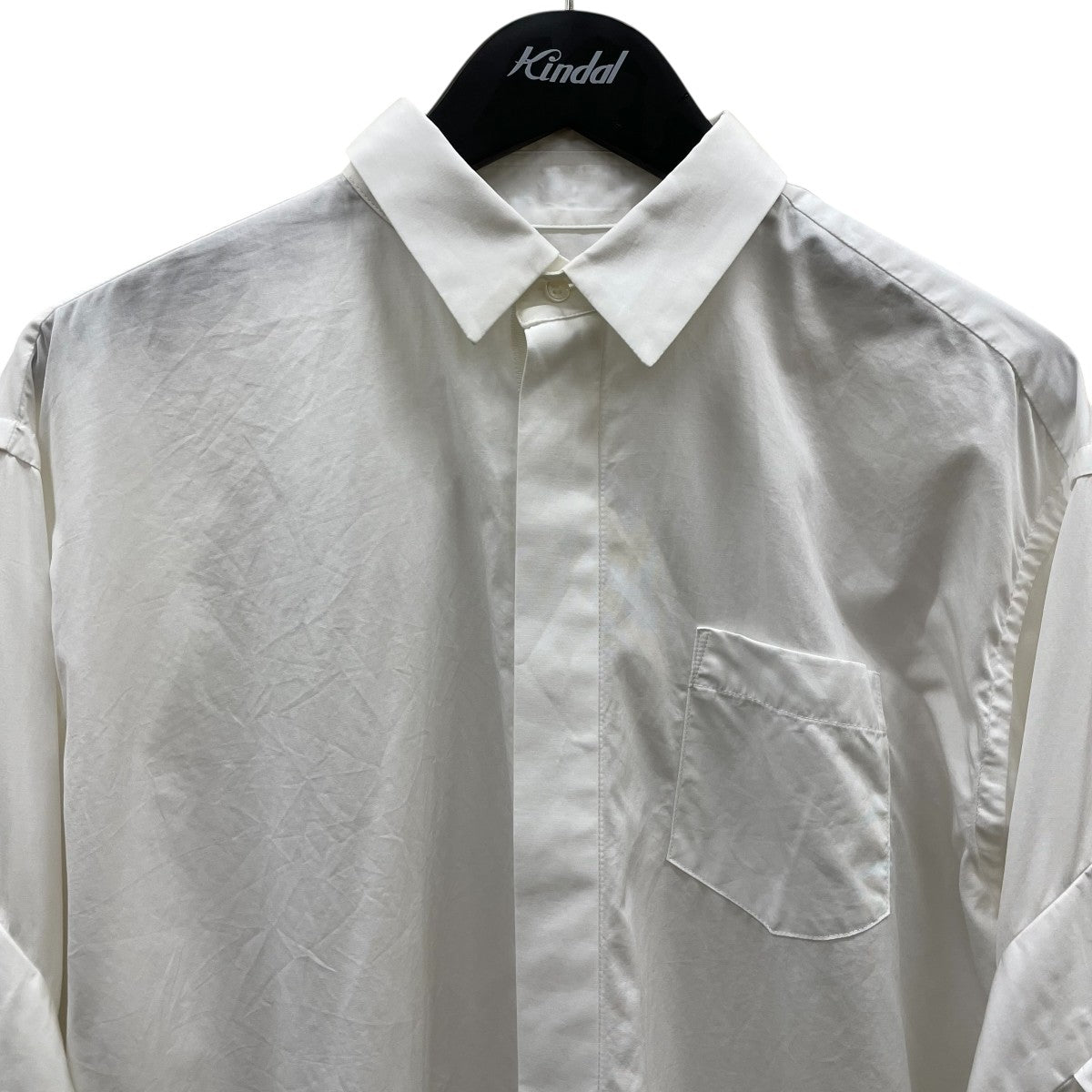 sacai×THOMAS MASON Thomas Mason Cotton Poplin Dress長袖シャツ23 06627 古着・中古-3枚目のアイテム画像