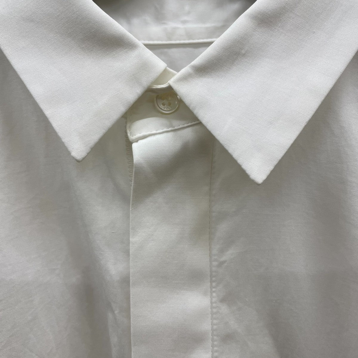 sacai×THOMAS MASON Thomas Mason Cotton Poplin Dress長袖シャツ23 06627 古着・中古-4枚目のアイテム画像