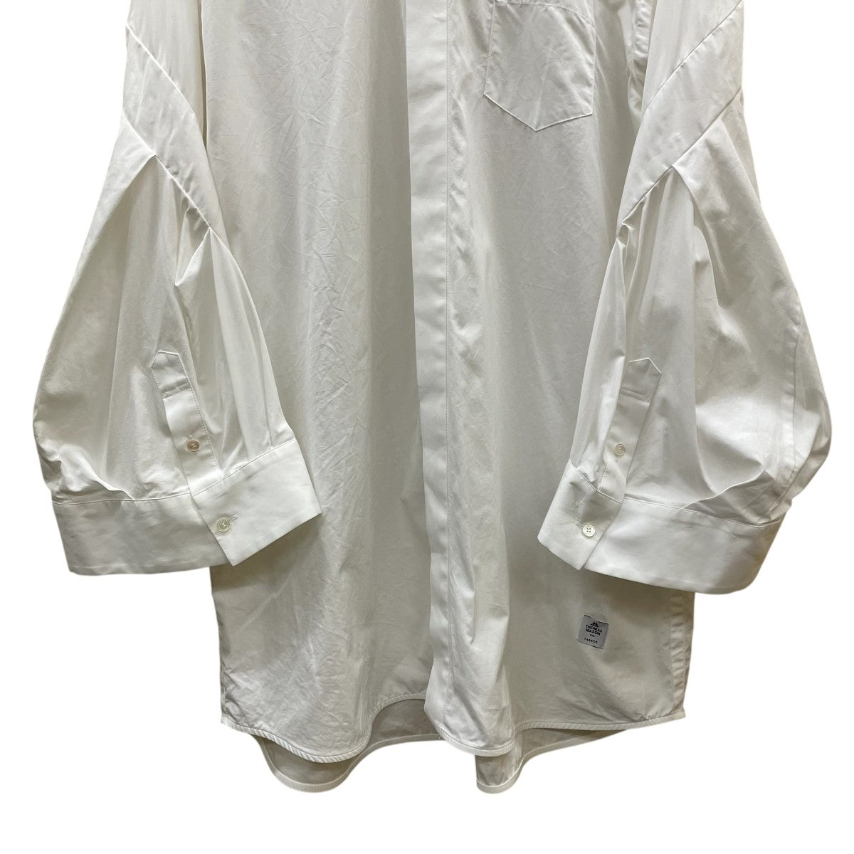 sacai×THOMAS MASON Thomas Mason Cotton Poplin Dress長袖シャツ23 06627 古着・中古-5枚目のアイテム画像