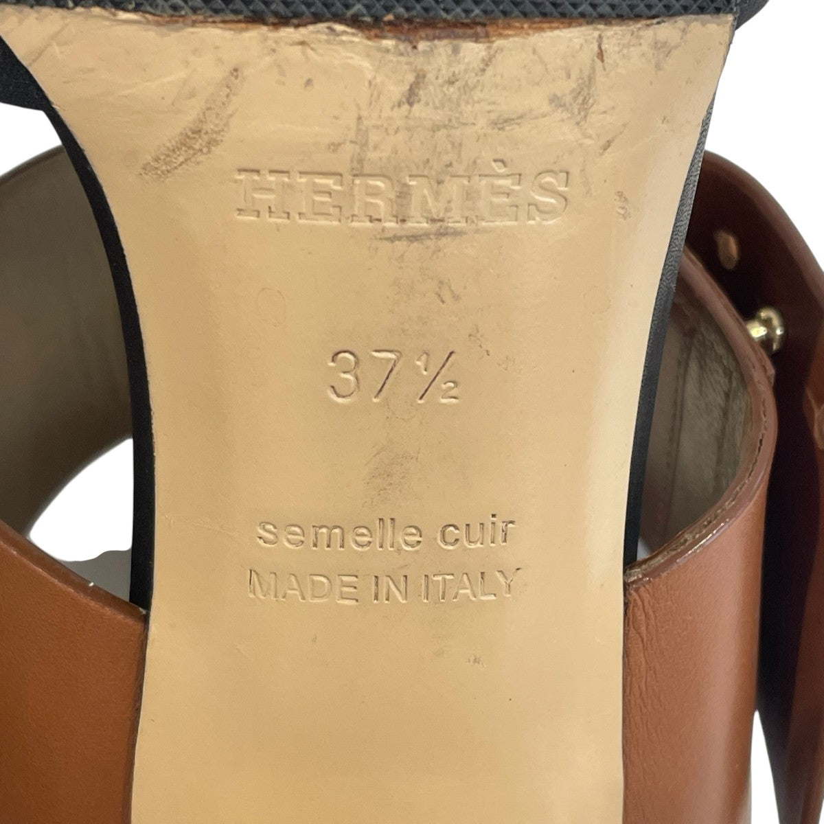 HERMES(エルメス) パンプス ブラウン サイズ 37 1/2｜【公式】カインド