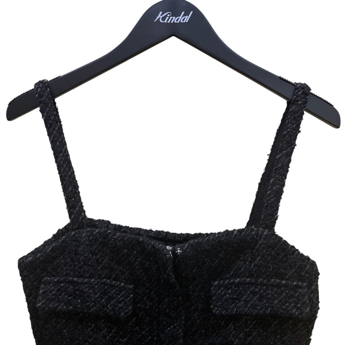 AMERI(アメリ) GLITTER TWEED VESTツイードベスト02320420090