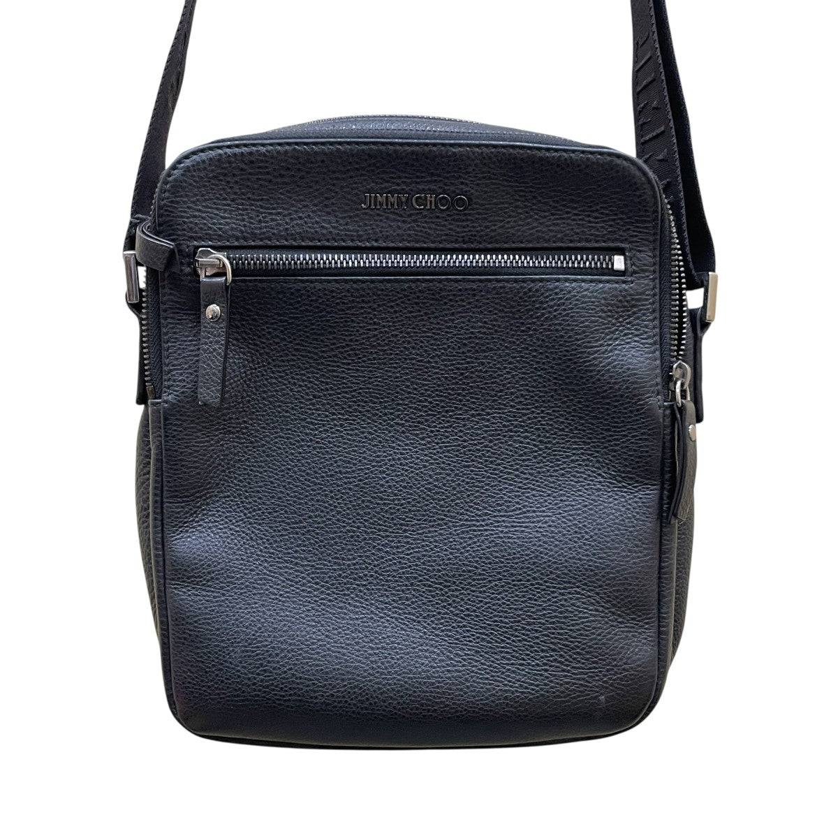 【未使用品】JIMMY CHOO スタッズ キーケース オールブラック JIMMY CHOO(ジミーチュウ) カードケース キーリング キーケース