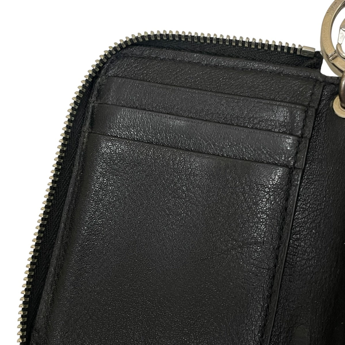 【極美品❣️】JIMMY CHOO ブラックレザー キーケース 星型スタッズ付き JIMMY CHOO(ジミーチュウ) カードケース キーリング キーケース