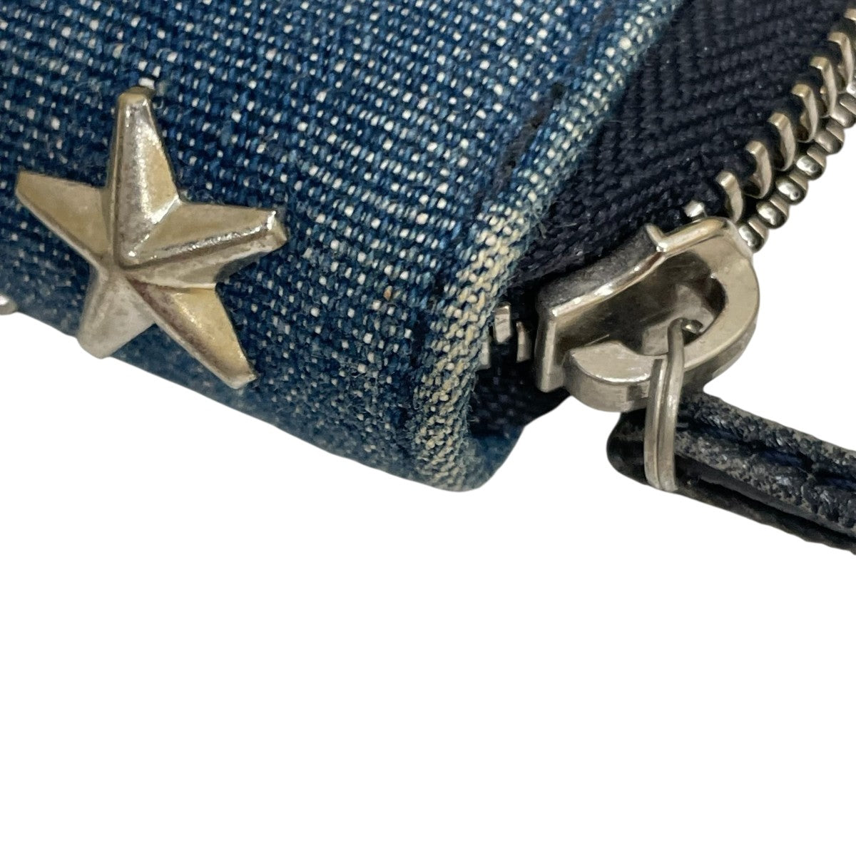 新品　JIMMY CHOO 38.5 ALINA ネイビー 星スタッズ　フラット 1210649928100001_1.jpg