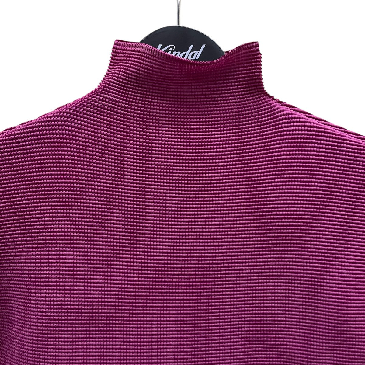 美品♪me ISSEY MIYAKE カットソー 総柄 ひし形柄 ボトルネック me ISSEY MIYAKE(ミーイッセイミヤケ) 長袖ボトルネック