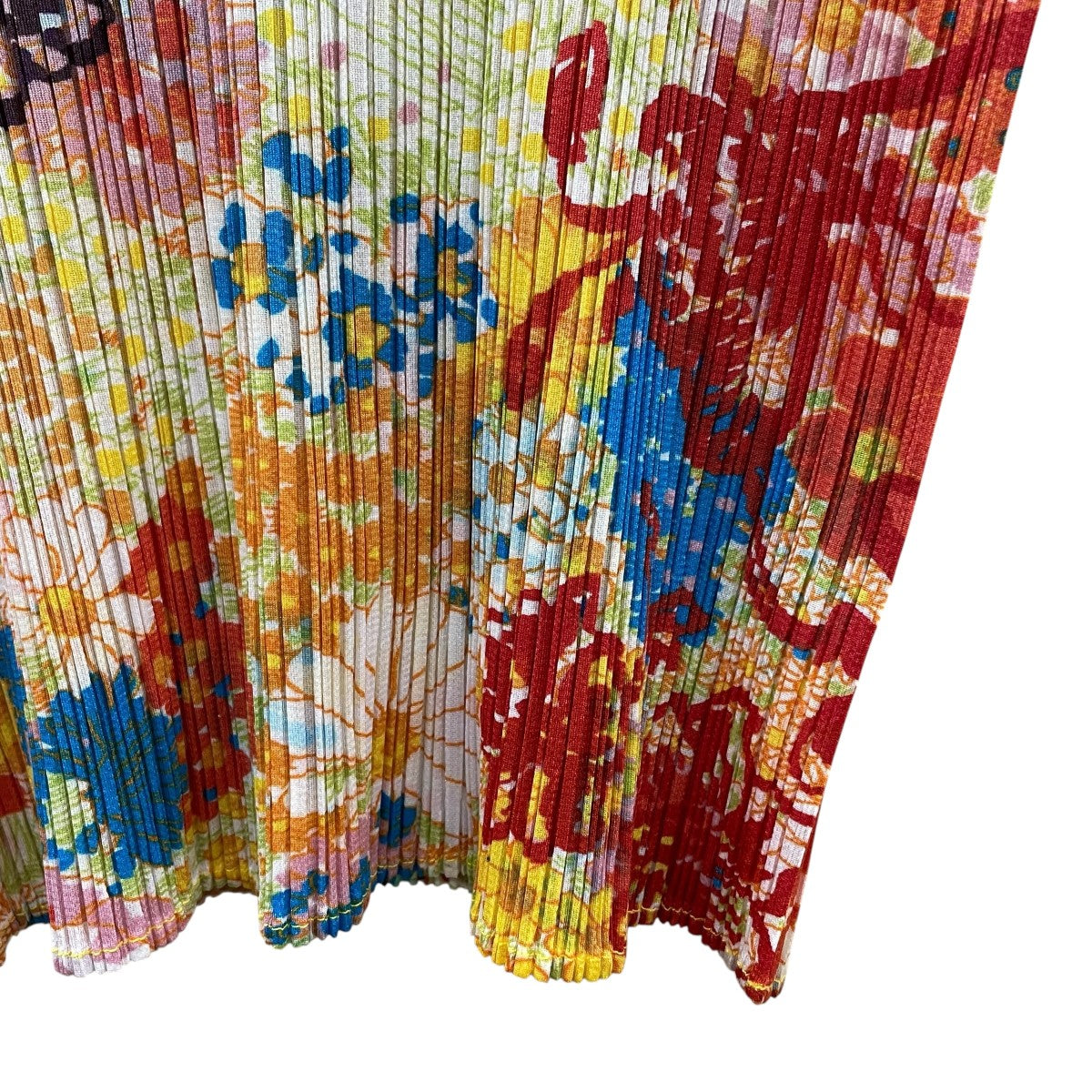 プリーツプリーズ PLEATS PLEASE 半袖ボトルネックカットソー PP81-JK841 マルチカラー サイズ：3 PLEATS PLEASE(プリーツプリーズ) 半袖ボトルネックカットソー