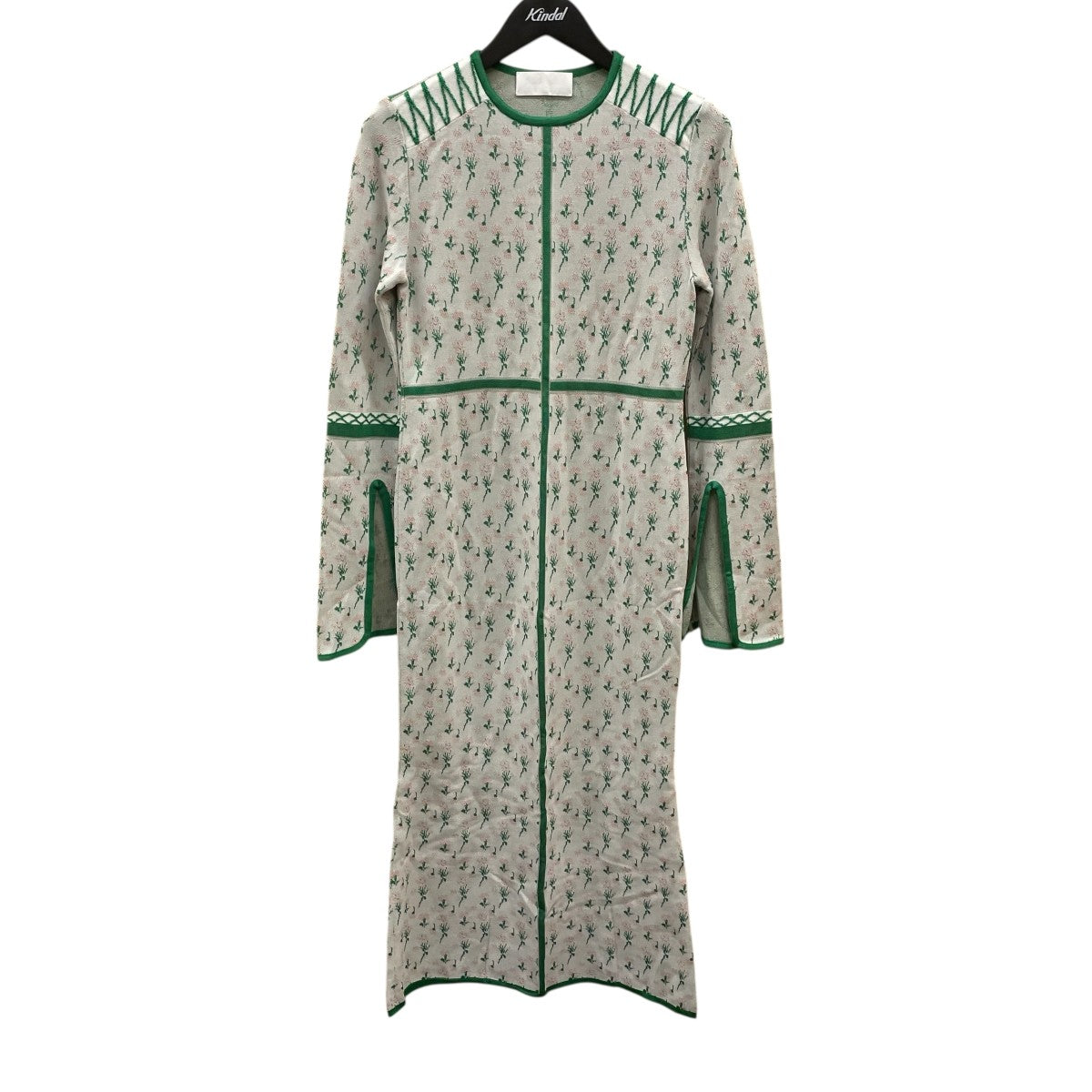 mame kurogouchi マメクロゴウチ ニットドレス ロングワンピース Mame Kurogouchi / マメクロゴウチ | 2022AW | Floral Jacquard