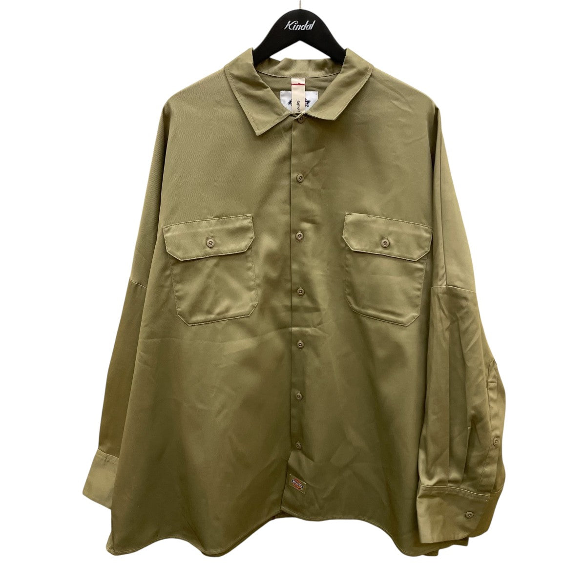 SHINYA KOZUKA×Dickies Giant Work Shirt With Dickiesワークシャツ2502SK123 古着・中古-1枚目のアイテム画像