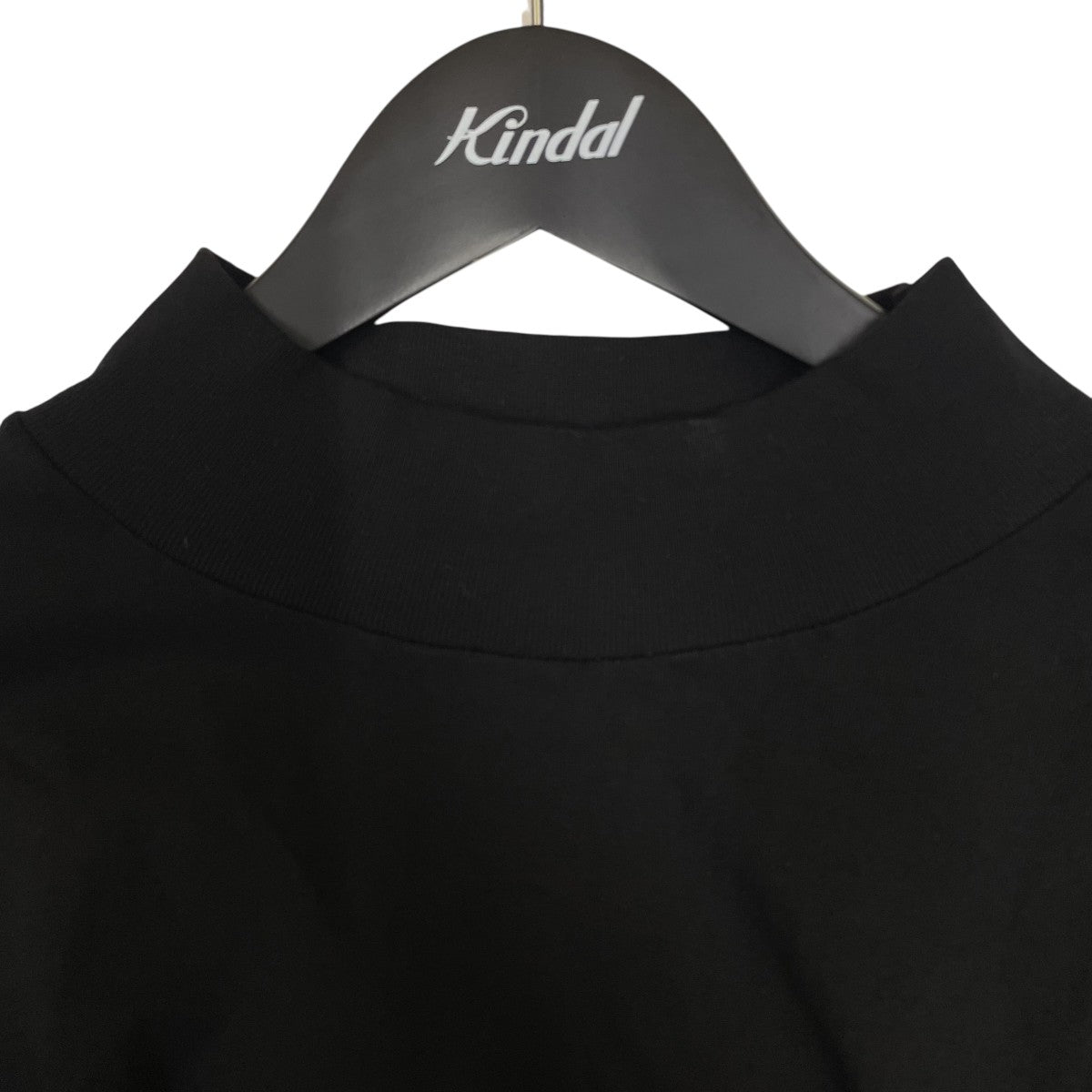 COMOLI コモリ コットンジャージ ロングスリーブT 4 フェードブラック COMOLI (コモリ) コットンジャージ 長袖Tシャツ