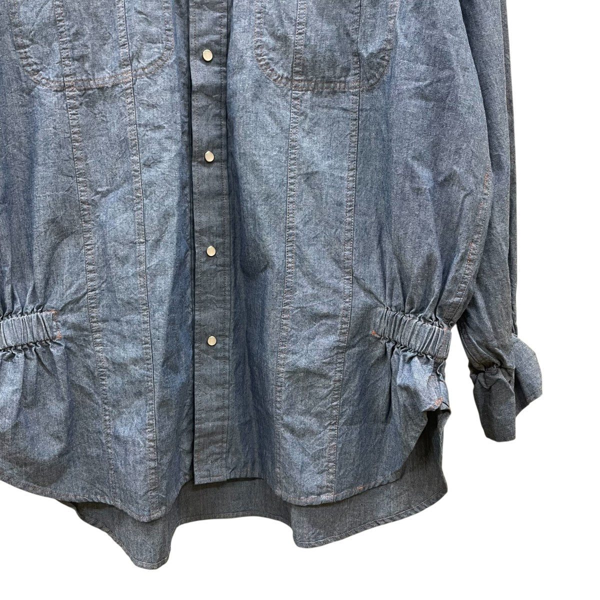 NAM BELLOWS DUNGAREE SHIRT - GEL STUDS長袖シャツ 古着・中古-4枚目のアイテム画像