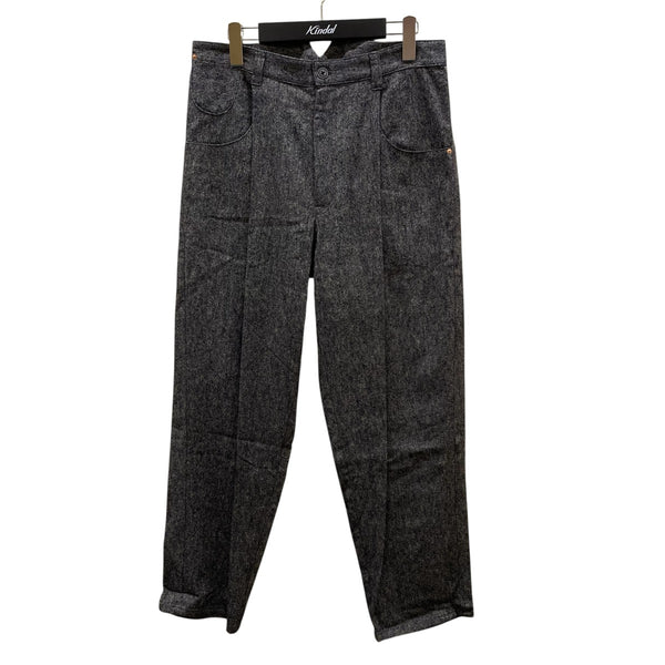 URU(ウル) 1 tuck pantsスラックス25SLSC02 25SLSC02 グレー サイズ 2