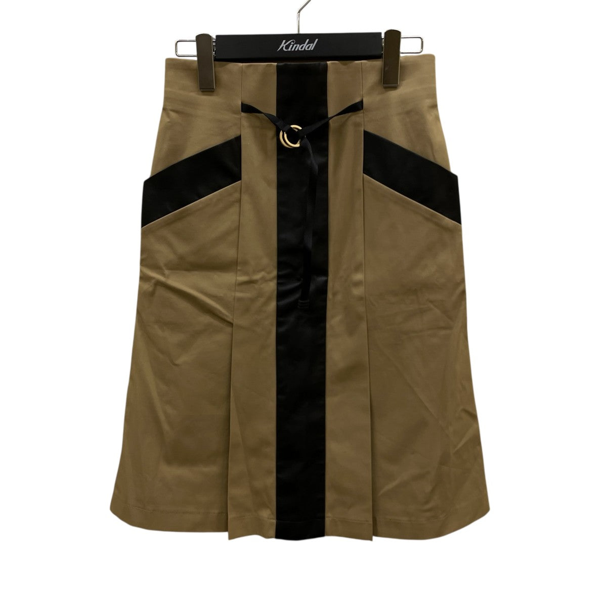 Mame Kurogouchi タイトスカート2 裏地のダメージ有 Cotton Linen Twill Skirt | Mame