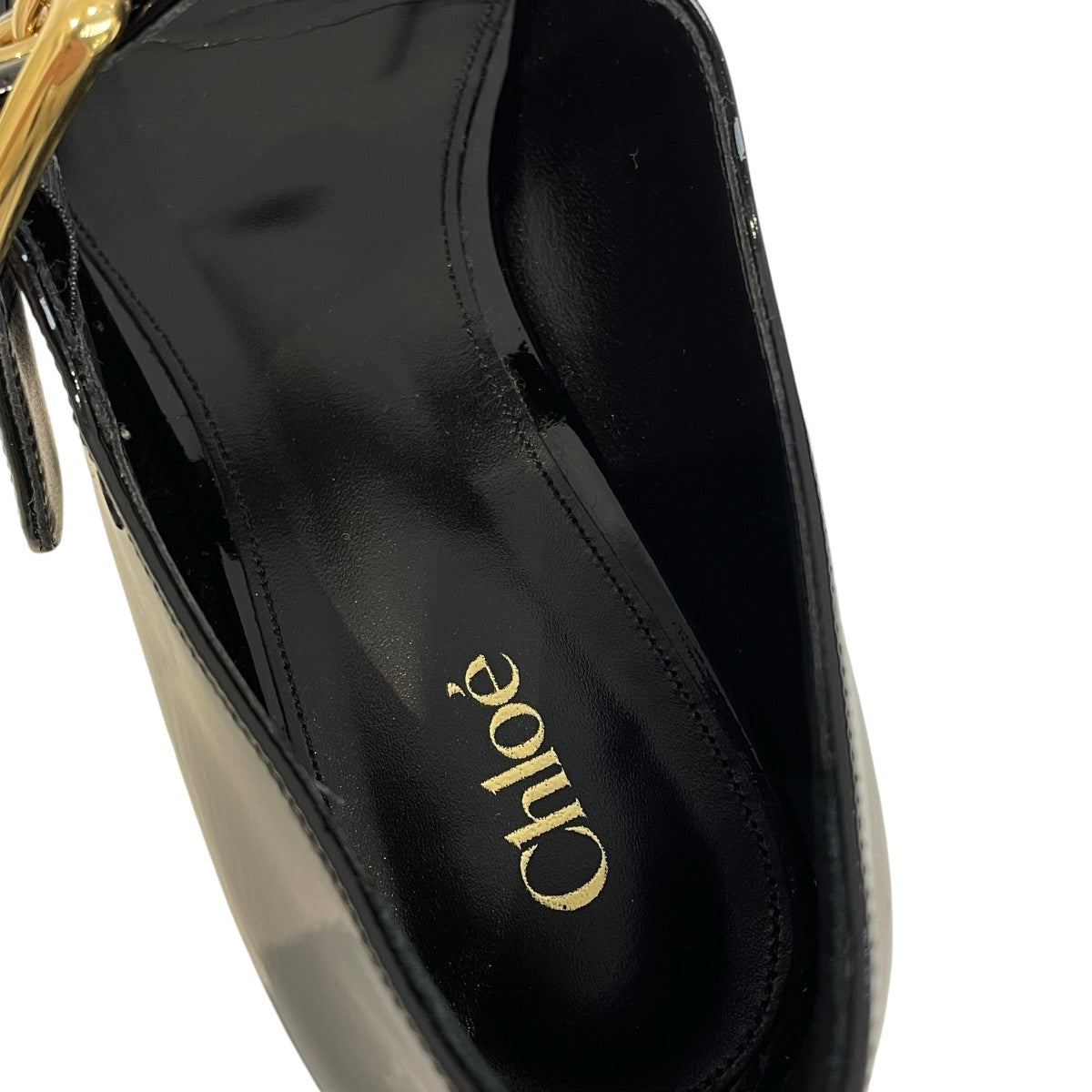 Chloe(クロエ) POLLY パテント バレエシューズCHC24W07BOR001 Chloe(クロエ) POLLY パテント バレエシューズCHC24W07BOR001