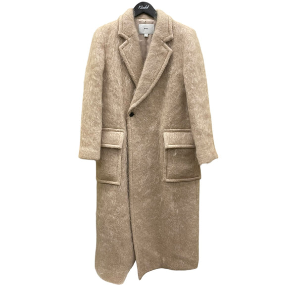 HYKE(ハイク) MOHAIR DOUBLE BREASTED COATモヘヤブレンド ダブル