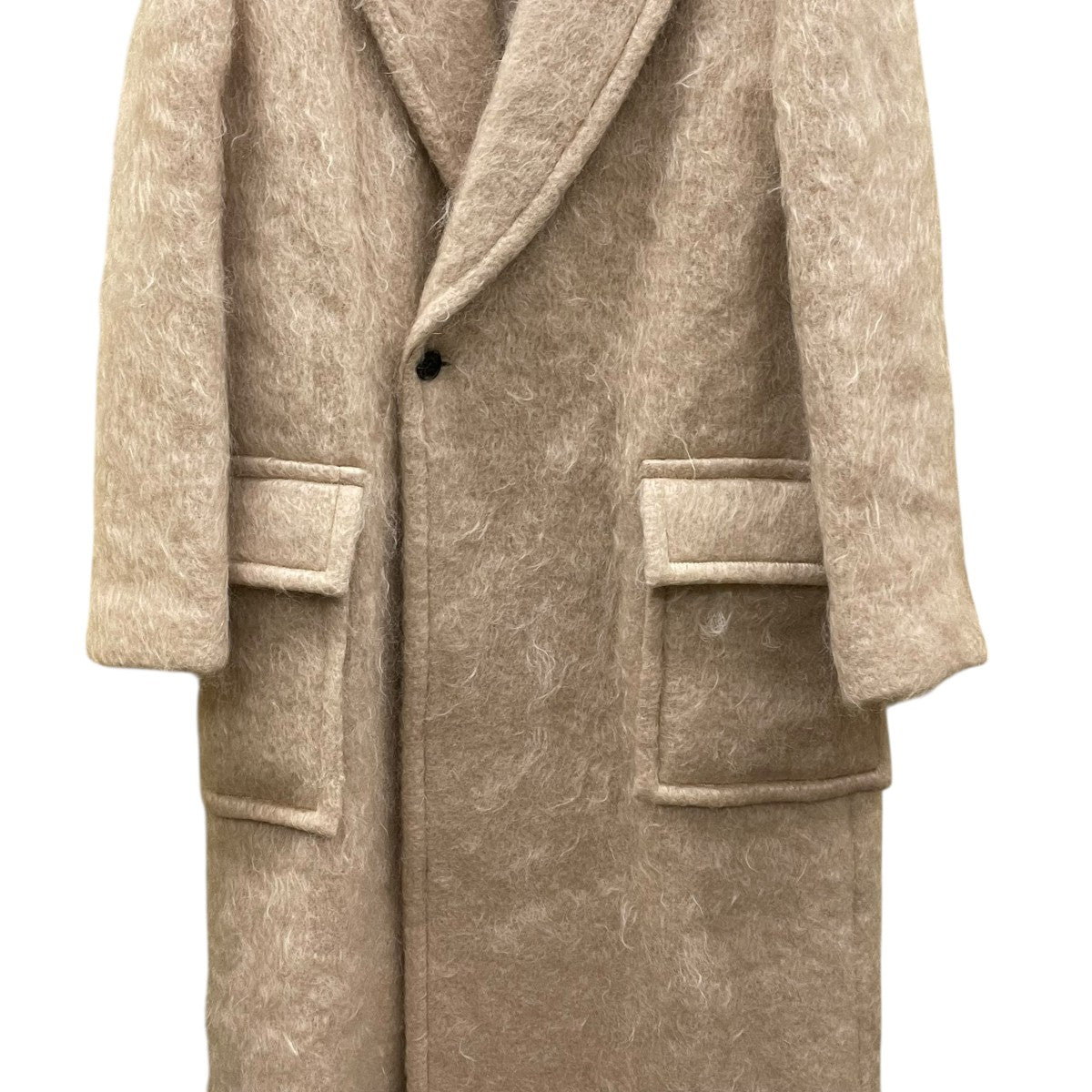 HYKE(ハイク) MOHAIR DOUBLE BREASTED COATモヘヤブレンド ダブル