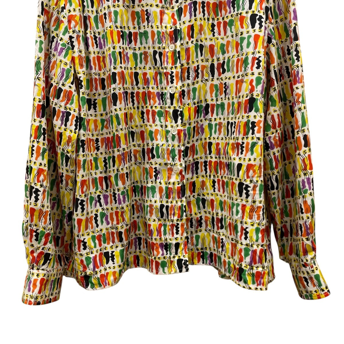 美品 CELINE 22SS エディ期 リネンプルオーバー 長袖 シャツ CELINE (セリーヌ) 22SS エディ期 リネンプルオーバー長袖シャツ