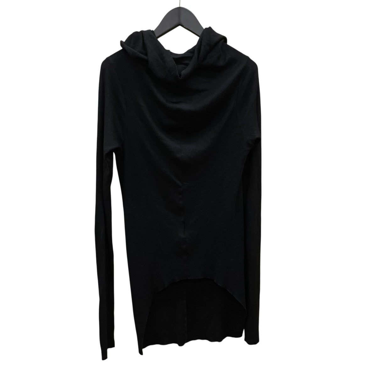 JULIUS◆ユリウス◆長袖チュニック◆サイズ1 ユリウス JULIUS COTTON/SILK RIB LONG SLEEVE T-SHIRT （BLACK