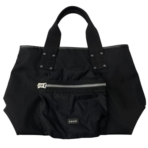 sacai 25ss Pocket Tote Bag Medium - 黒 sacai(サカイ) Pocket Tote Bag Mediumハンドバッグ25 0935S 25 0935S