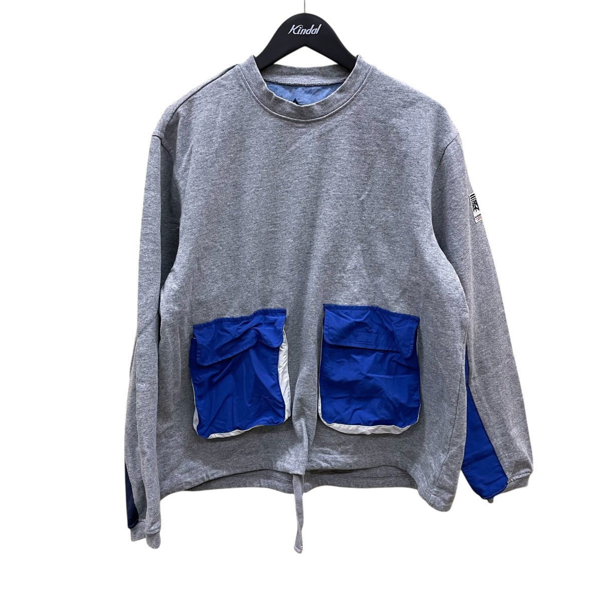 BLUE BLUE クルーネック　クルーネックスウェット BLUE BLUE(ブルーブルー) クルーネック スウェット グレー
