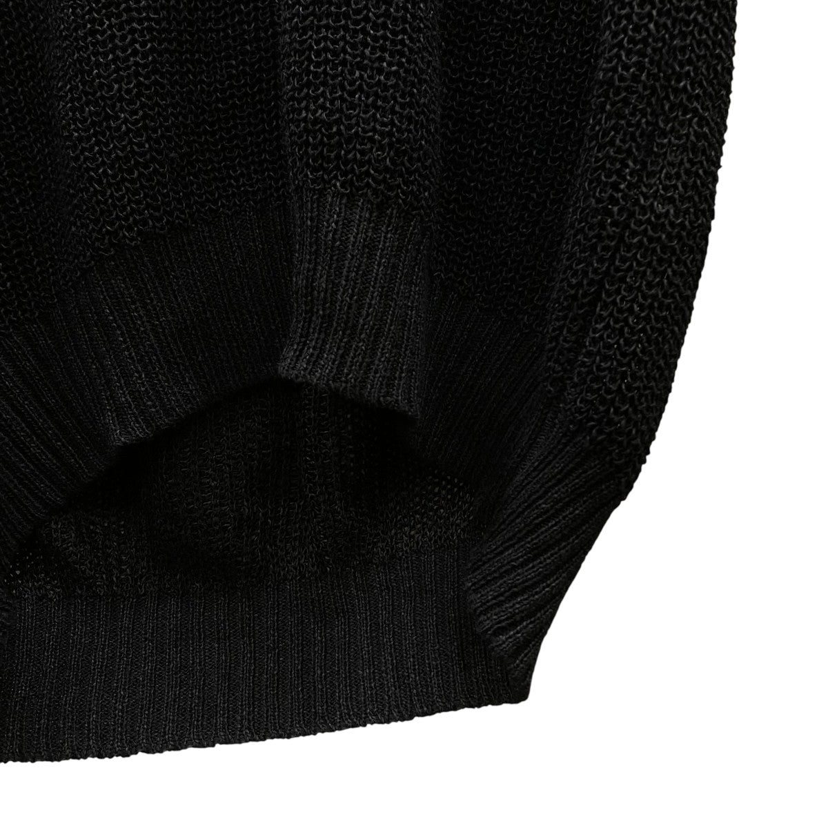 cotton paper chunky v-neck sweaterVネックセーター25080684000410