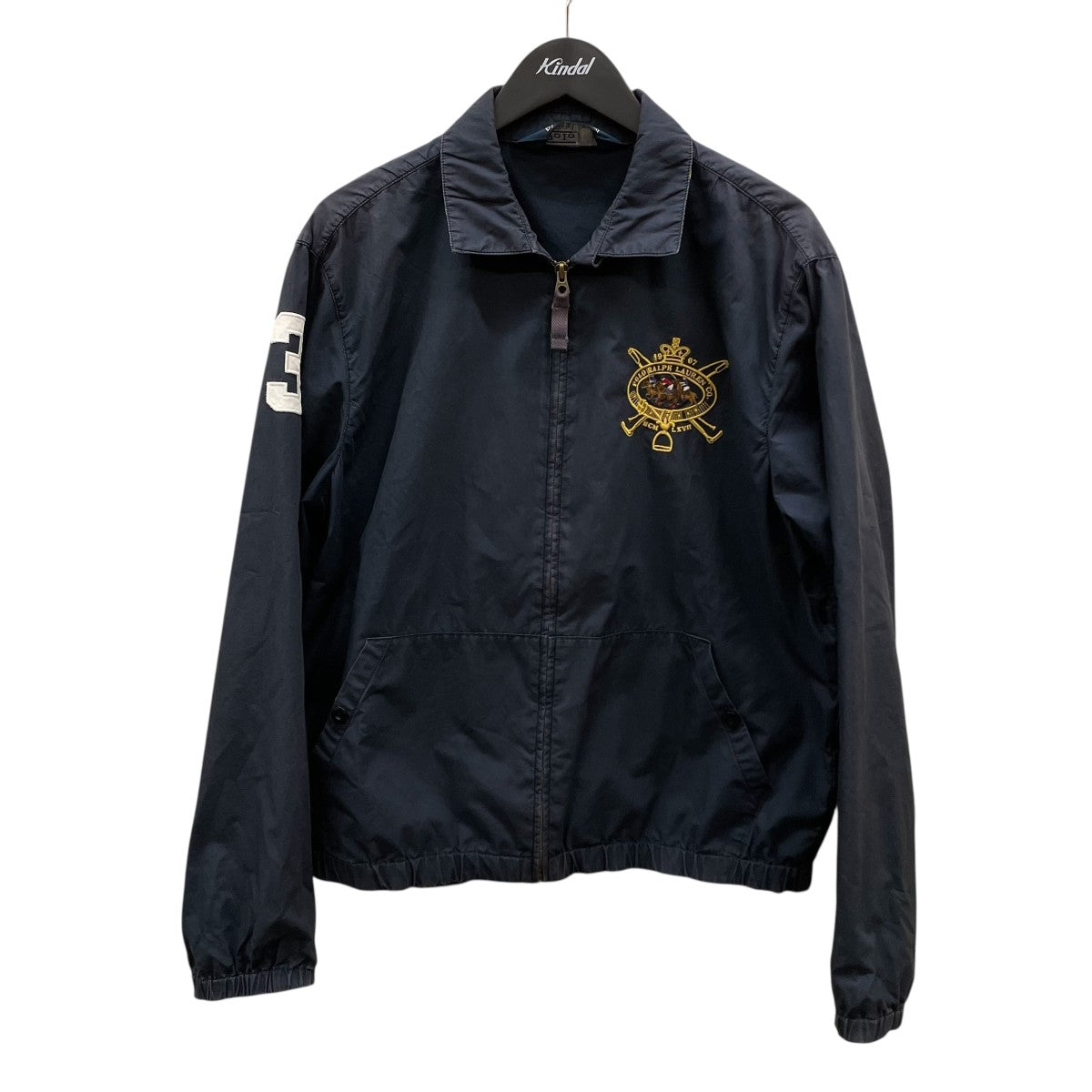 【未使用品】ラルフローレン スイングトップ ナイロンジャケット 黒 XL POLO RALPH LAUREN(ポロラルフローレン) スイングトップブルゾン