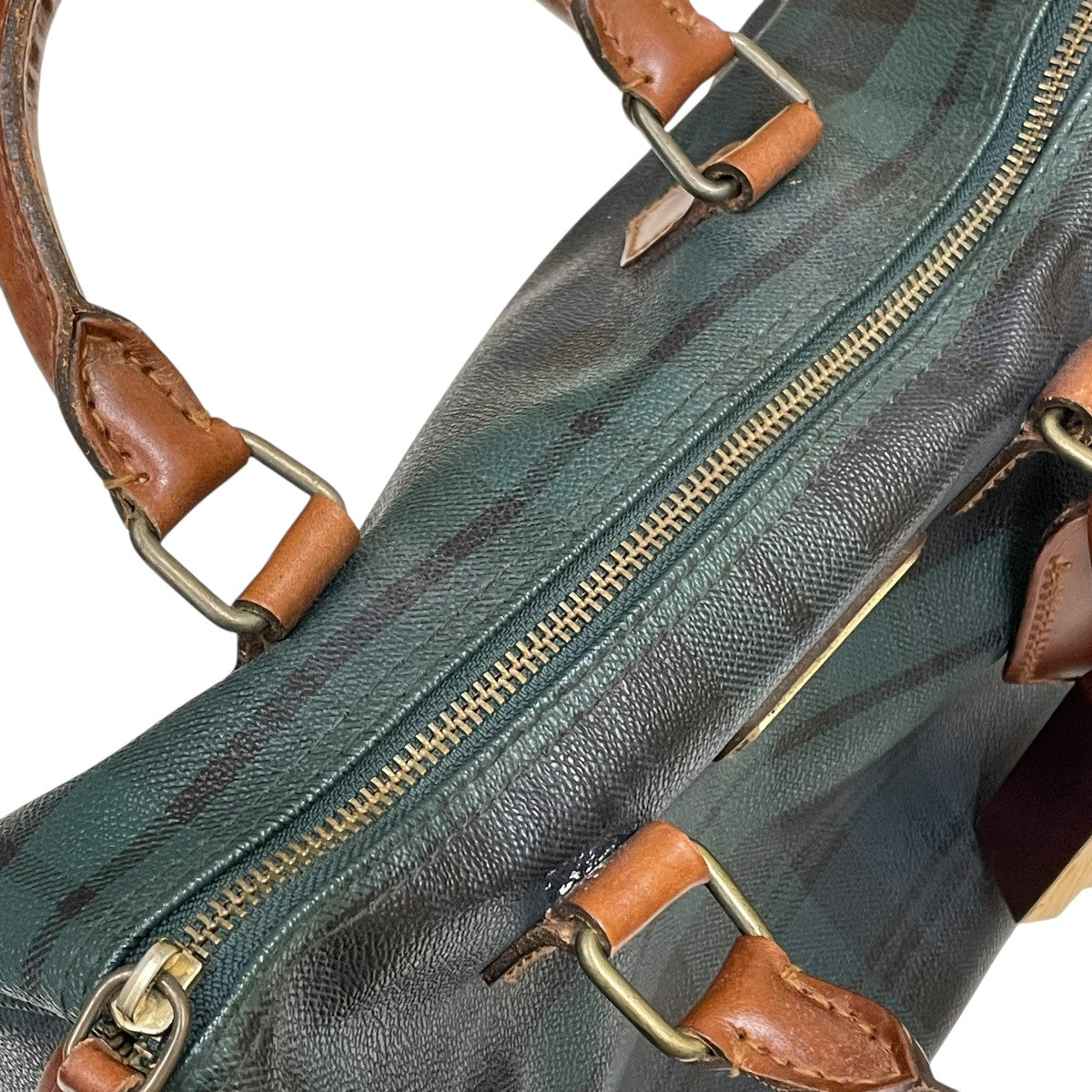 Polo Ralph Lauren ボストンバッグ グリーン・ネイビー 美品 ポロラルフローレン メンズ レディース トートバッグ ミニ
