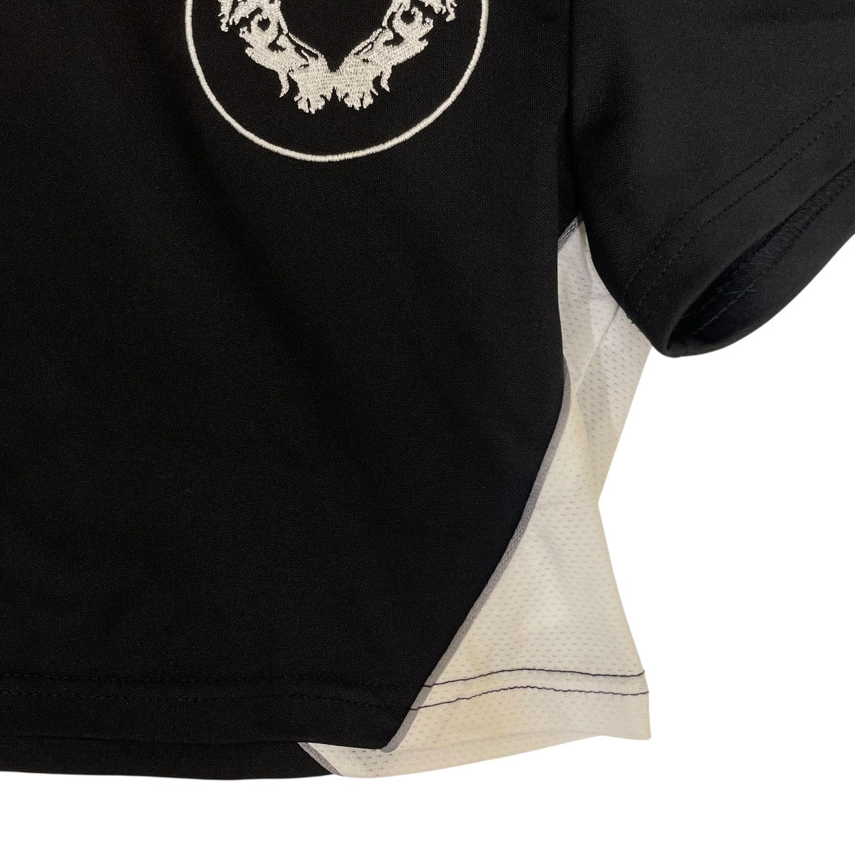 MELT THE LADY(メルトザレディ) cropped game T-shirt半袖T