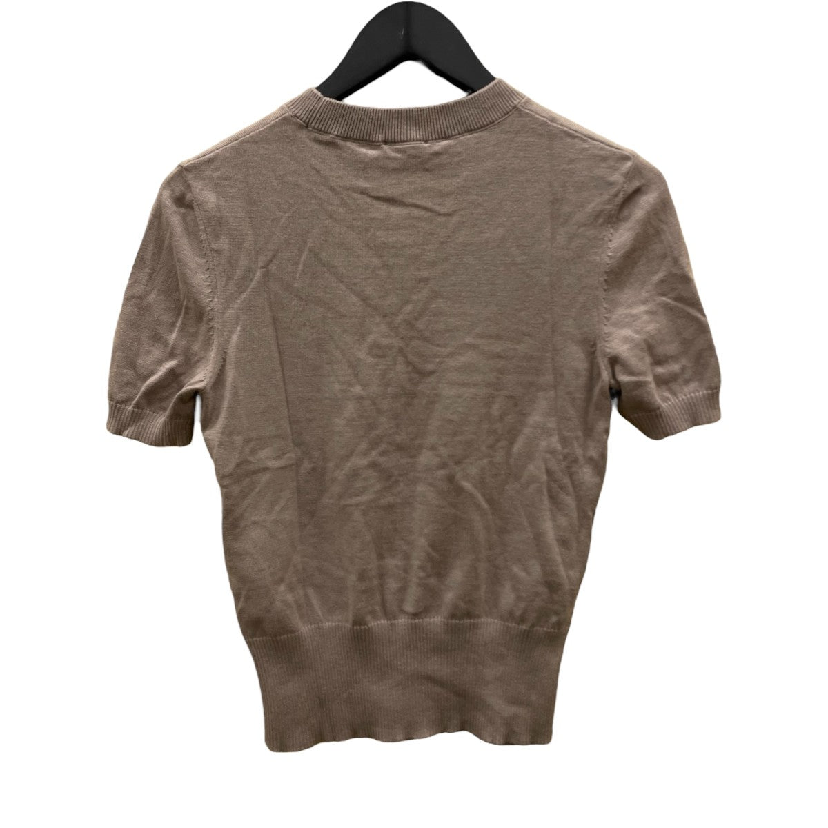 Patou(パトゥ) ロゴ半袖ニット23S-KN068-8045 23S-KN068-8045 ベージュ