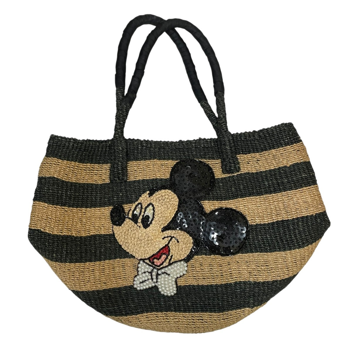 ビームスボーイ　BEAMS BOY　かごバッグ　ミッキー　黒　B品 BEAMS BOY / Disney Collection | B_MAG（ビーマグ） | Ray
