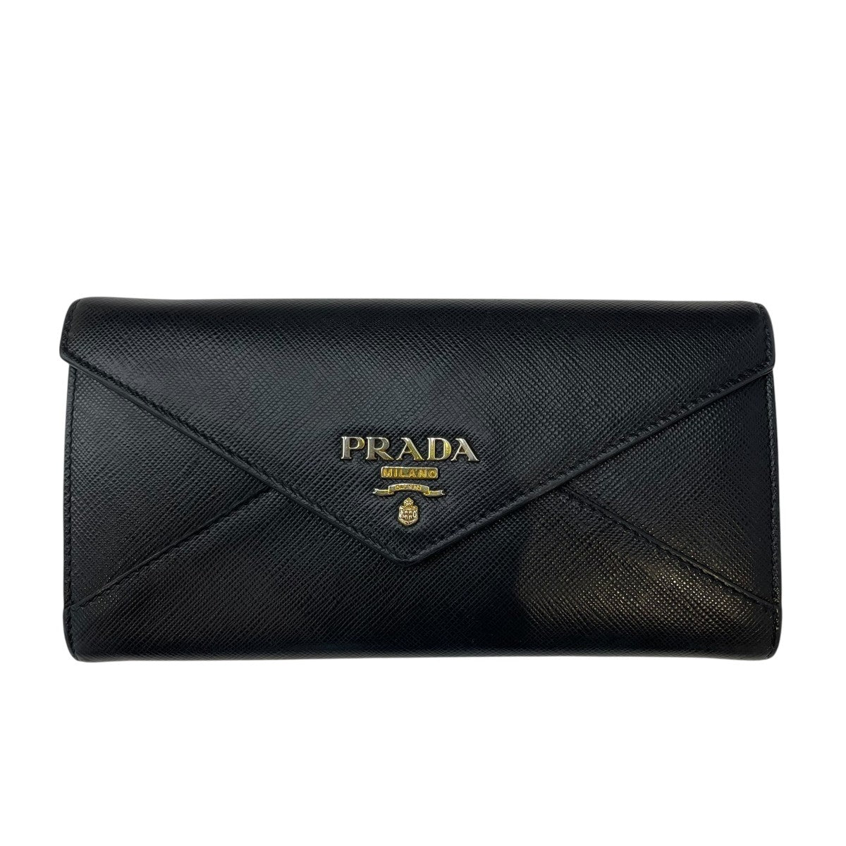 N*A様 PRADA サファイアーノメタル PRADA(プラダ) SAFFIANO METAL NEROサファイアーノ長財布 35N