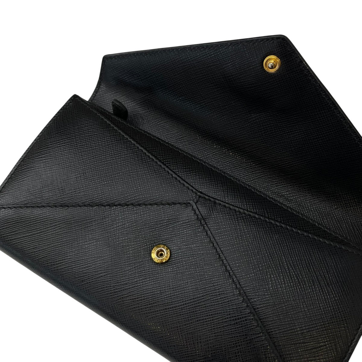 N*A様 PRADA サファイアーノメタル PRADA(プラダ) SAFFIANO METAL NEROサファイアーノ長財布 35N