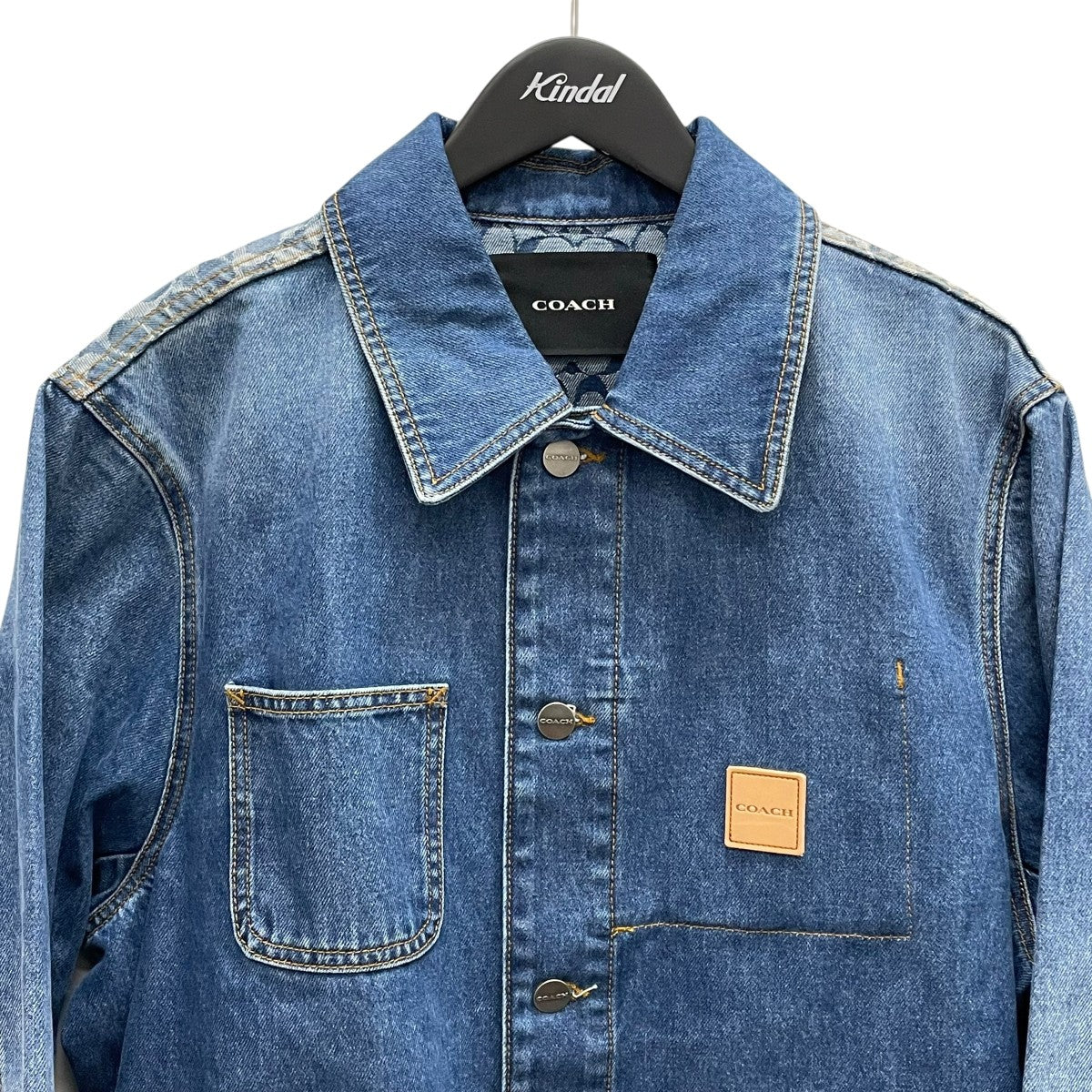 H855 M コーチ 希少 デニムジャケット インディゴ メンズ COACH - H855 M コーチ 希少 デニムジャケット インディゴ