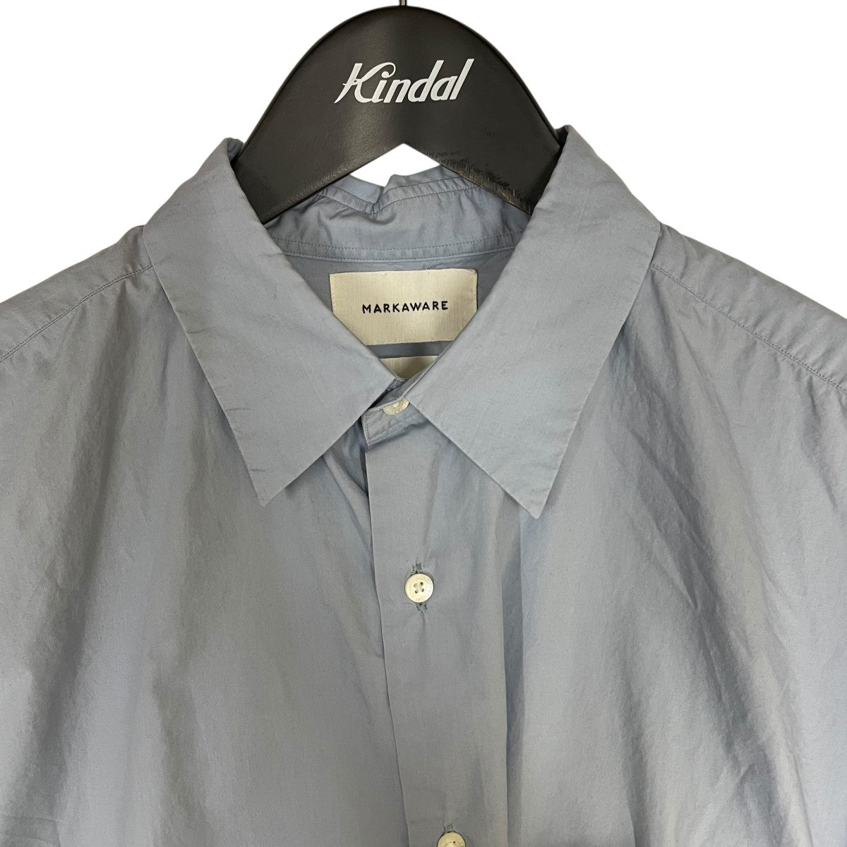 MARKAWARE(マーカウェア) COMFORT FIT SHIRT長袖シャツ ブルー サイズ