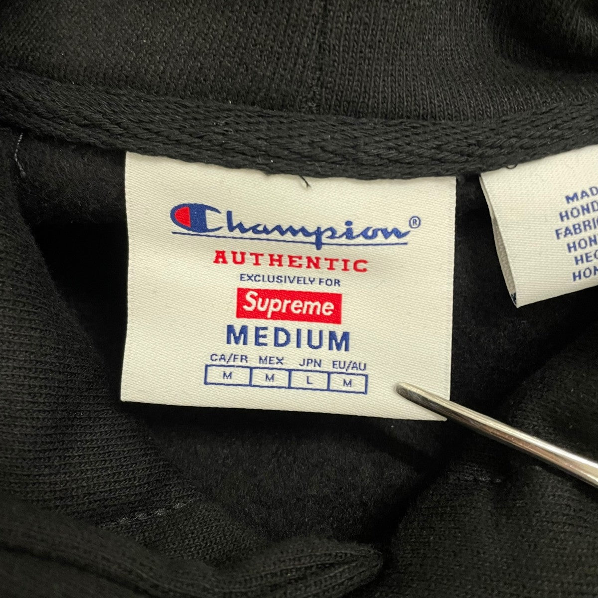 SUPREME Champion パーカー Lサイズ Supreme×Champion 25SSHooded Sweatshirtプルオーバーパーカー
