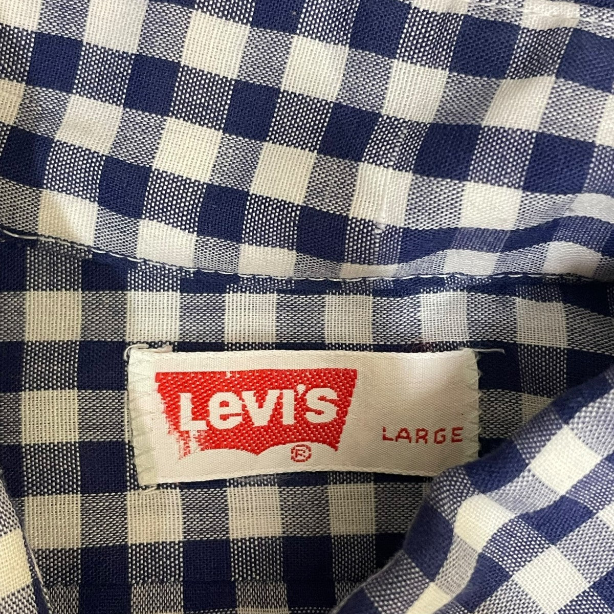 LEVI'S(リーバイス) ウエスタンシャツ ネイビー サイズ L