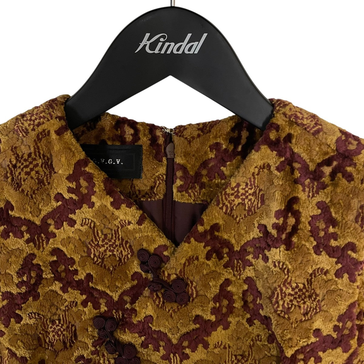 DAMASK JACQUARD DRESSノースリーブワンピースGV1731031