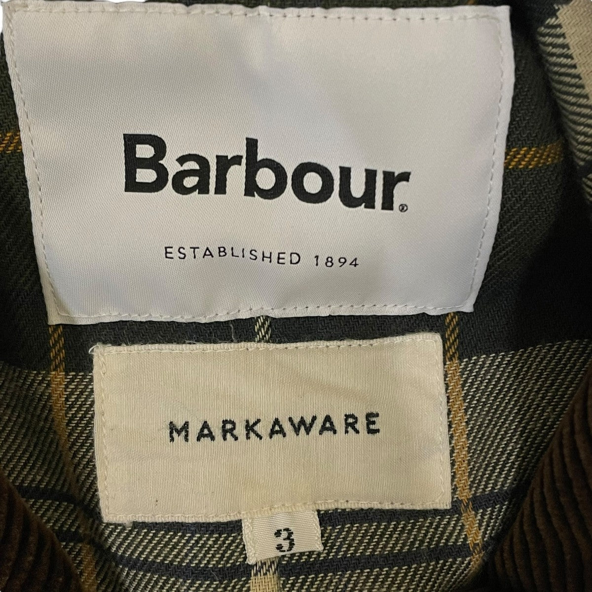【極美品】BURGHLEY Barbour for MARKAWARE Barbour for MARKAWARE & EDIFICE】バブアー 別注 BURGHLEY