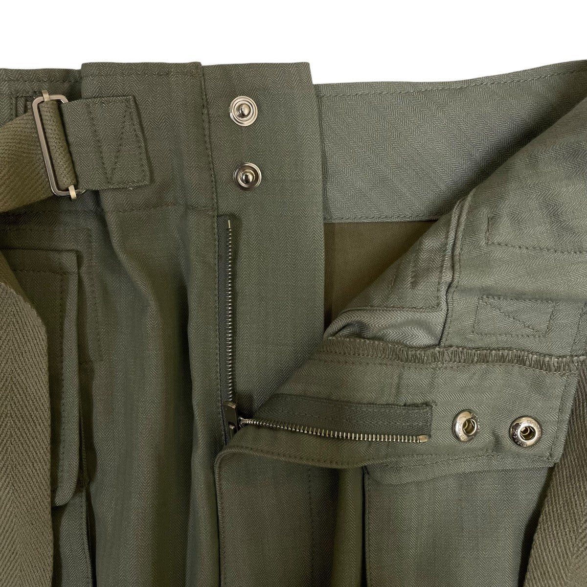 AURALEE ヘリンボーンカーゴパンツ AURALEE WOOL HERRINGBONE CARGO PANTS 3