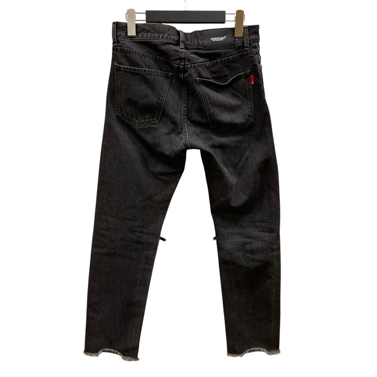 UNDERCOVER ラムレザースキニーパンツ ジョニオ着 4 アンダーカバー 極美品 JONIO着用】UNDERCOVER LAMB LEATHER PANTS BLACK SIZE1