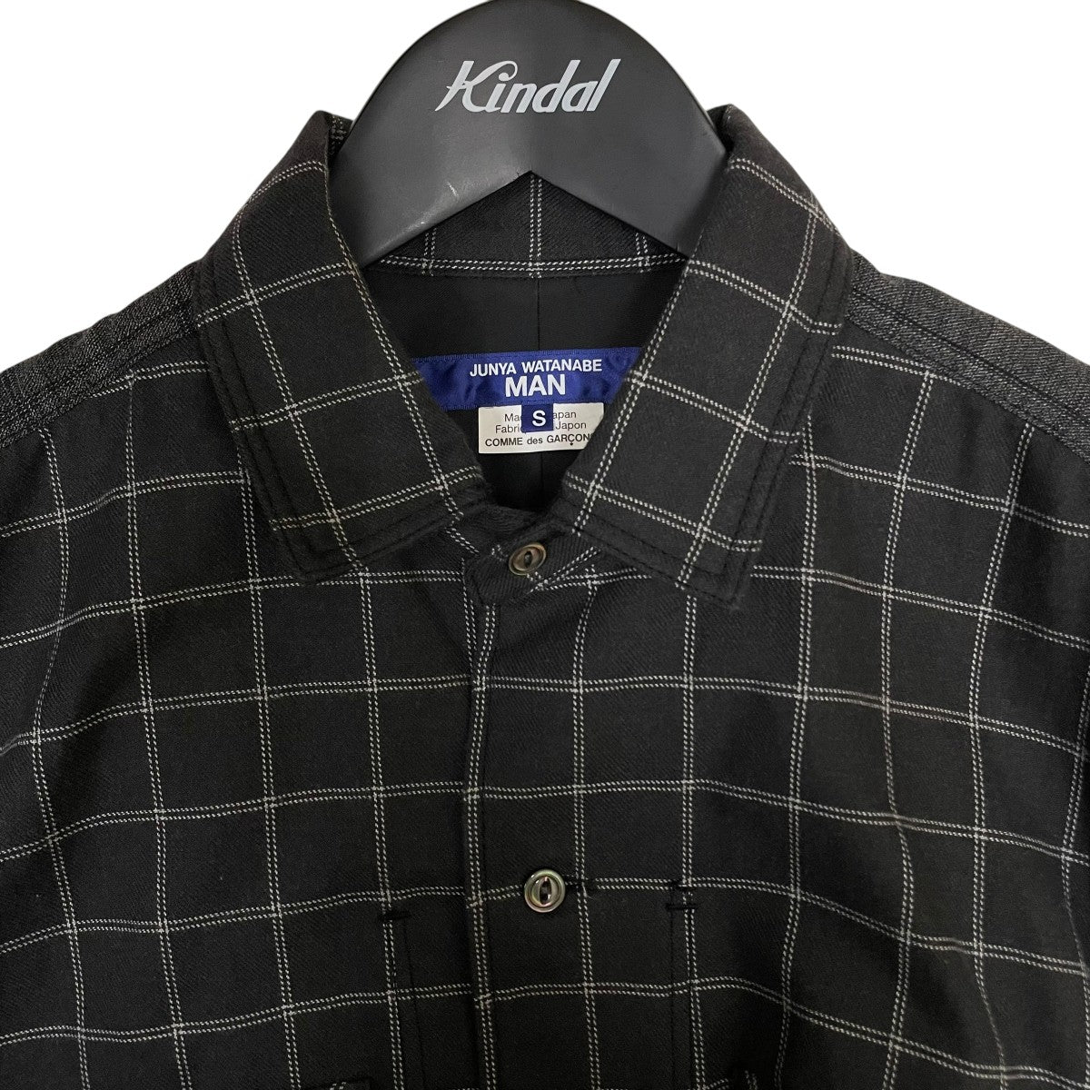 COMME des GARÇONS MAN ジュンヤワタナベ チェックシャツ アイ ジュンヤワタナベ マン コムデギャルソン eYe JUNYA