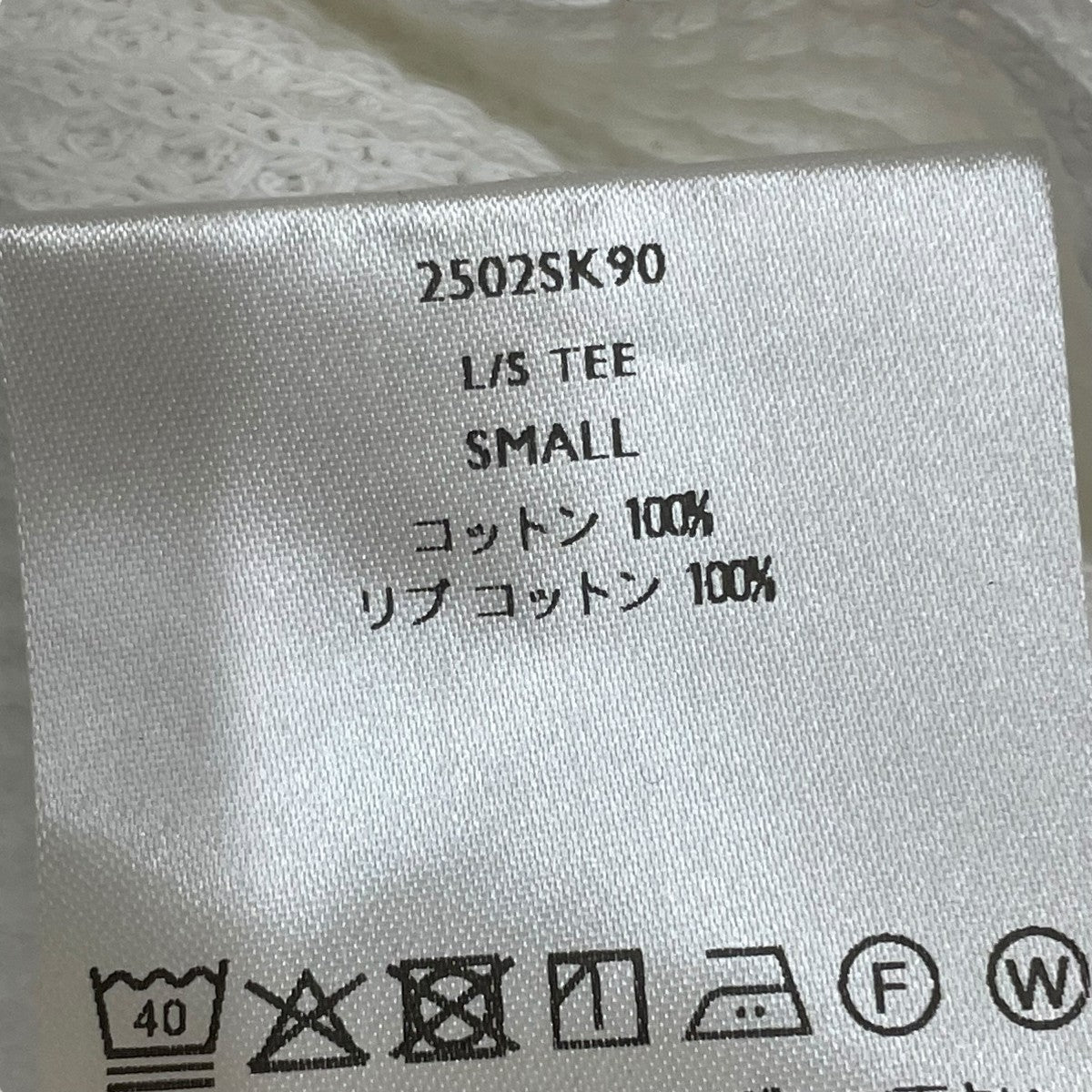 SHINYA KOZUKA(シンヤコヅカ) 長袖カットソー2502SK90 2502SK90