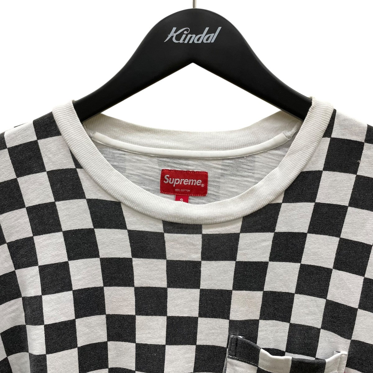 Supreme(シュプリーム) 半袖Tシャツ ブラック×ホワイト サイズ S
