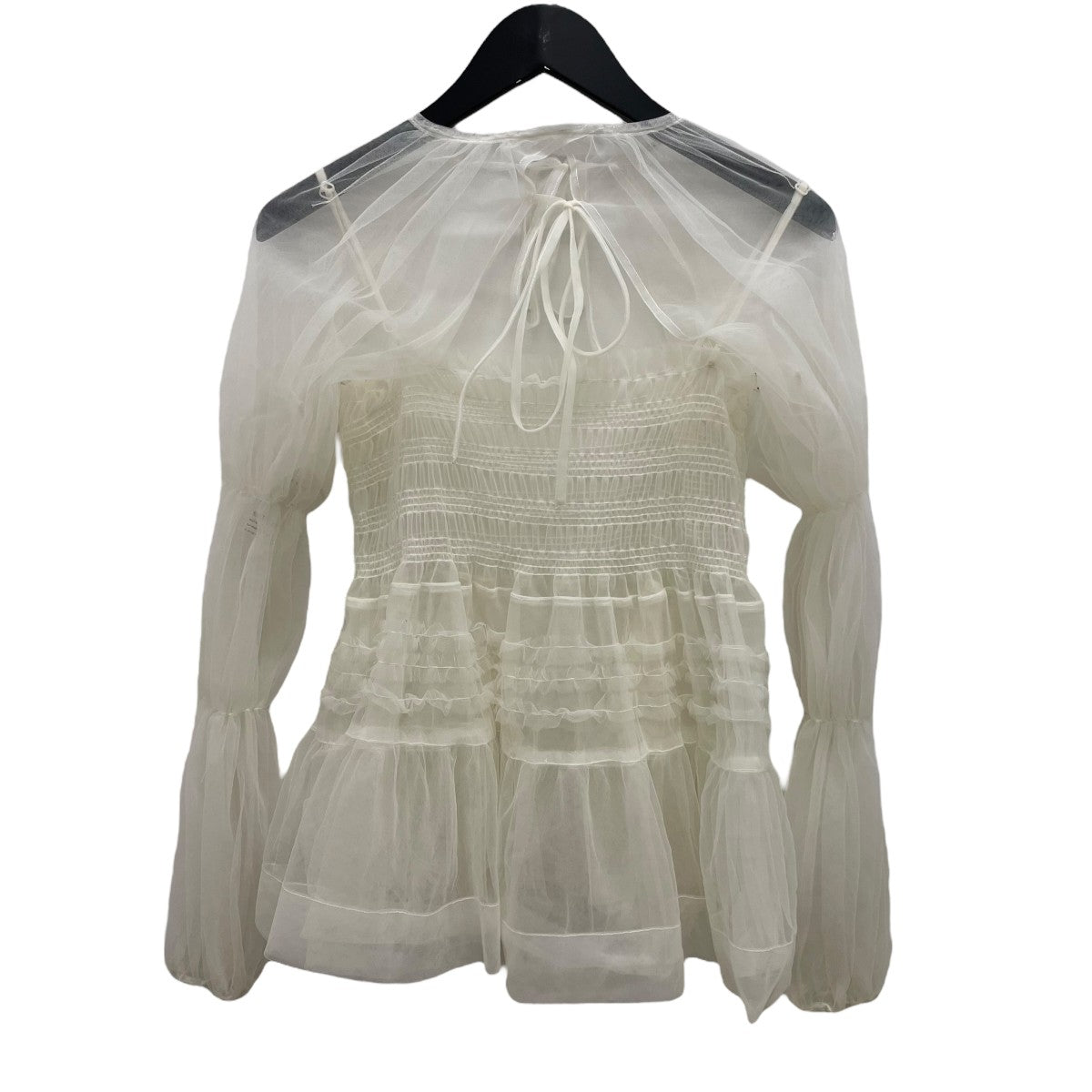 トップス MAISON SPECIAL Tulle Camisole Bolero MAISON SPECIAL（メゾンスペシャル）の「Tulle Camisole Bolero