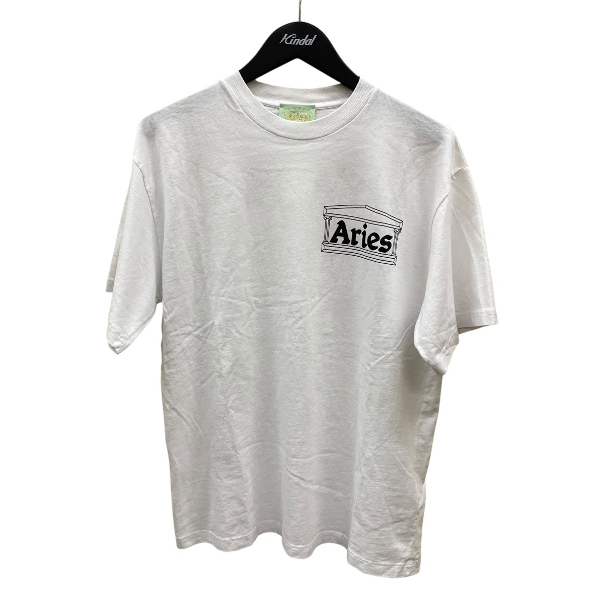 ARIES Temple SS Teeロゴプリント半袖Tシャツ 古着・中古-1枚目のアイテム画像