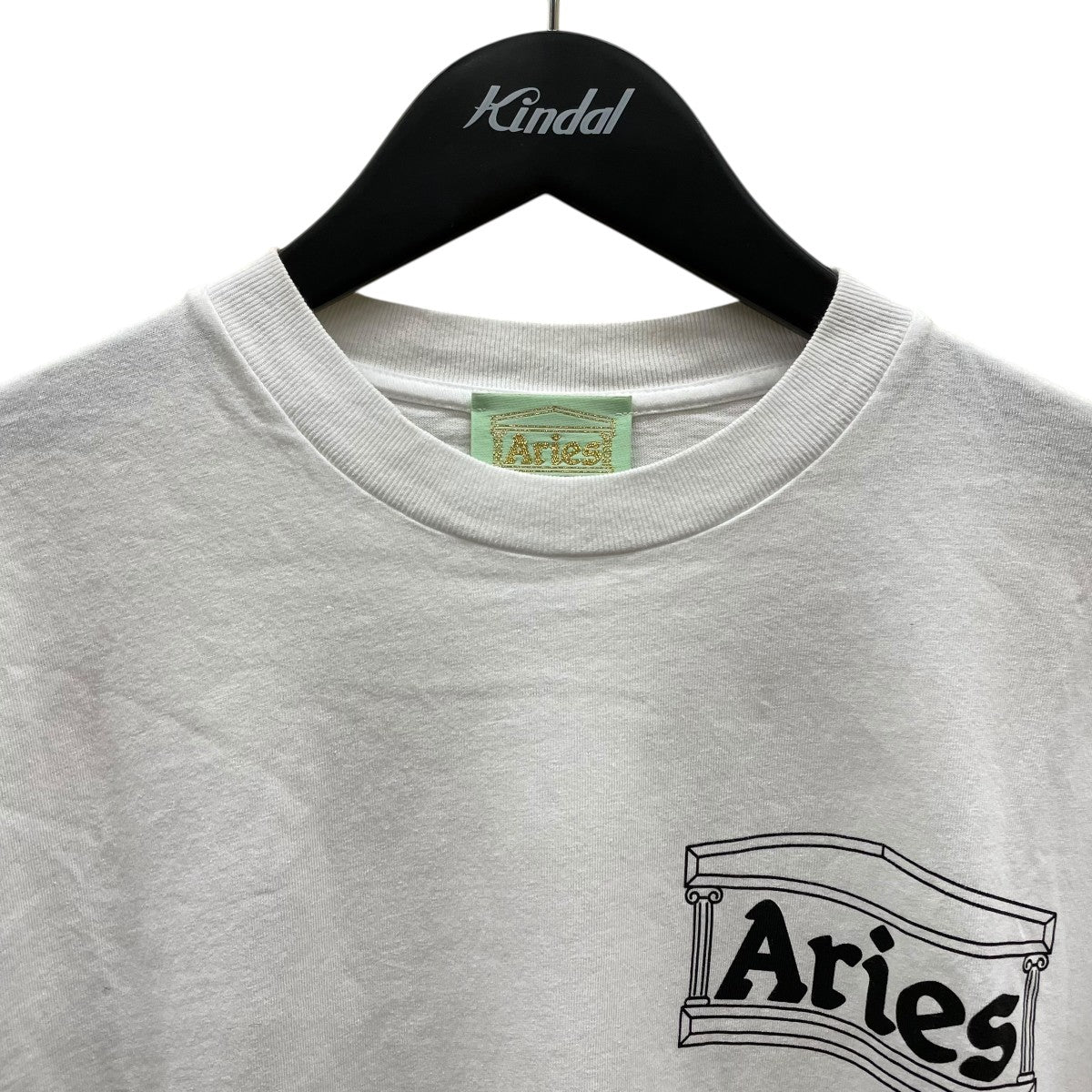 ARIES Temple SS Teeロゴプリント半袖Tシャツ 古着・中古-3枚目のアイテム画像